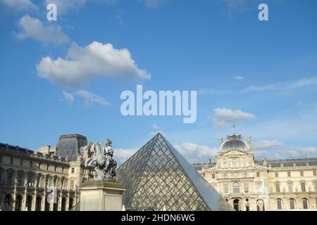 musée du louvre, musée du Louvers Stockfoto