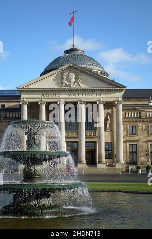 kurhaus wiesbaden, kurhaus, kurhaus wiesbadens Stockfoto
