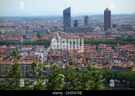 Stadtblick, lyon, Stadtblick Stockfoto