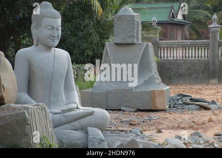 Handwerk, buddha, unvollständig, Kunsthandwerk, buddhas, unvollständige eingaben Stockfoto