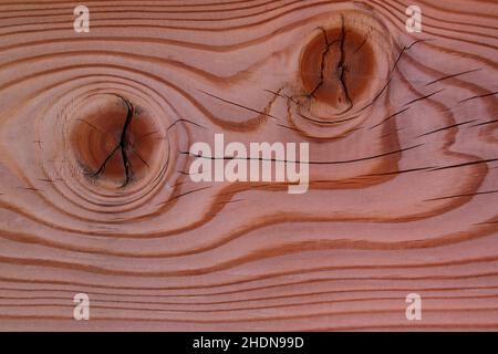 Holzmaserung, Struktur, geknüpftes Holz, Holzmaserung, Strukturen, Verknotete Hölzer Stockfoto