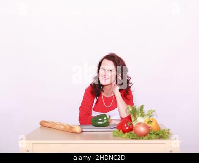 Frau, hausfrau, weiblich, Damen, Dame, Frauen, Hausfrauen Stockfoto