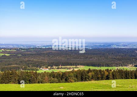 alpenvorland, oberbayern, weilheim-schongau, Alpenvorland, oberbayern, weilheim-Schongaus Stockfoto