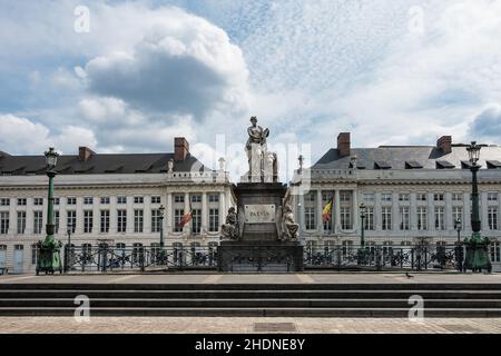 brüssel, Pro Patria Monument, Märtyrerplatz Stockfoto