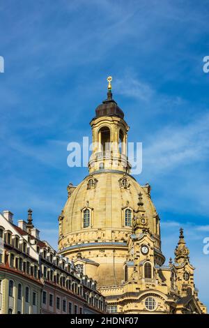 dresden, frauenkirche, dresdens, Frauenkirchen Stockfoto