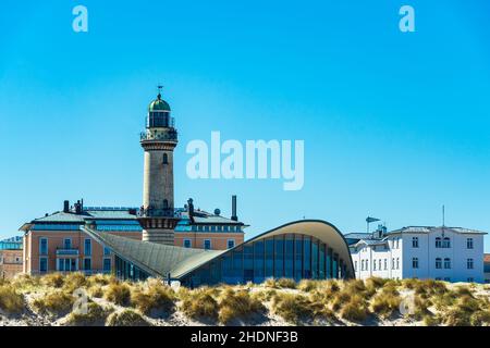 Leuchtturm, warnemünde, Leuchttürme, Warnemünde Stockfoto