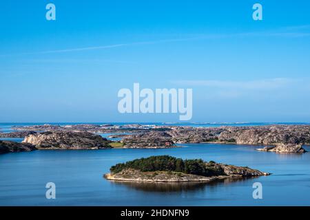 Küste, scharfer Garten, Schärengarten, Küsten, Schärengarten, Inselgruppe Stockfoto