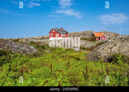 Haus, Archipel, Häuser, Inselgruppen Stockfoto