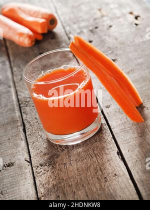 Karottensaft, Gemüse, Karottensäfte, Gemüse Stockfoto
