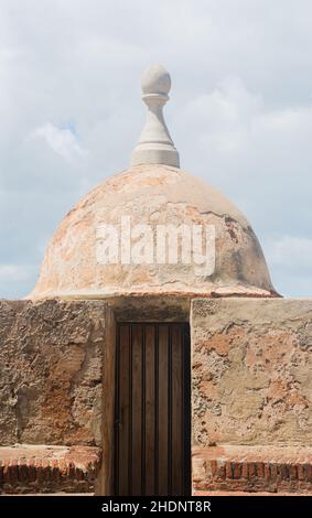 Historisches Fort Castillo San Rojo del Morro in der Altstadt von San Juan, Puerto Rico Stockfoto