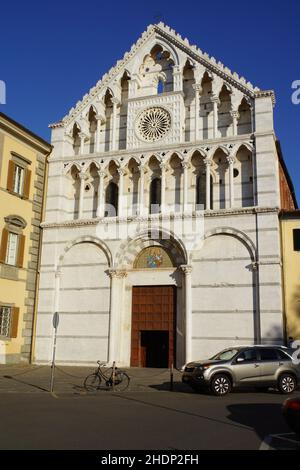 pisa, Basilica di Santa Caterina d'Alessandria, Pisas Stockfoto