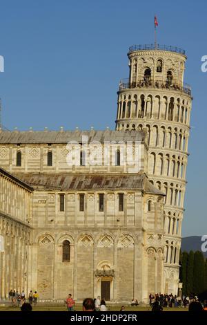 dom, schiefer Turm von pisa, Doms, schiefer Turm von pisas Stockfoto