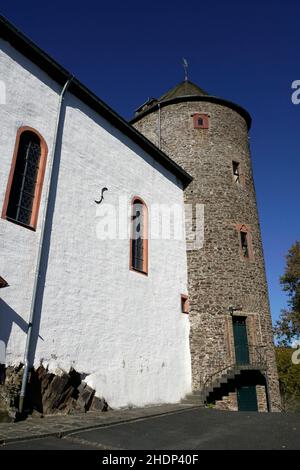 Schloss, wildenburg, hellenthal, Schlösser Stockfoto