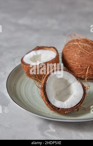 Kokosnuss, Kokosnüsse Stockfoto