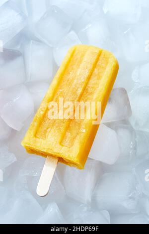 Wassereis, Eis, Eis, Eis, Eis, Eis, Eis, Eis, Eis, Eiscreme, Eiscreme Stockfoto