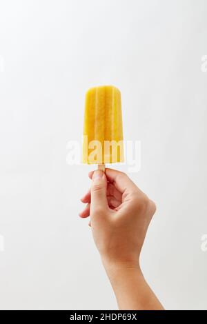 Wassereis, Eis, Eis, Eis, Eis, Eis, Eis, Eis, Eis, Eiscreme, Eiscreme Stockfoto