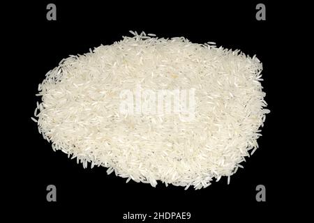 Langkornreis, Basmati-Reis, Weißer Reis, Langkornrisse, Basmati-Reis Stockfoto