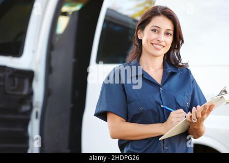 Lieferung, Boten, Lieferant, liefern, Lieferungen, Lieferung, Kurier, Boten Stockfoto