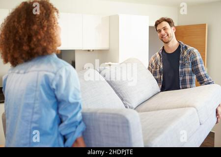 Umzug, Umzug, Umzug, Verlagerungen, Bewegung Stockfoto