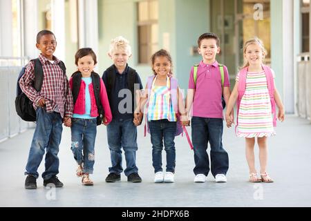 Kind, 3-8 Jahre, Schüler, Schulklasse, Kinder, kinder, Kinder, Kinder, Schulkinder Stockfoto