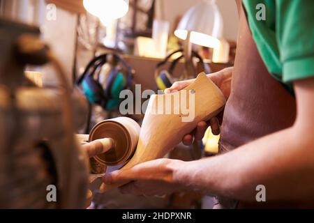 Handwerk, Schleifen, Schuhschnur, Handwerk, Handarbeiten, needleworks Stockfoto