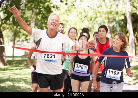 Senior, Gewinner, Wettbewerb, Senioren, alt, senioren, Sieger, Wettbewerbe, Wettkampf, Leistungssport Stockfoto