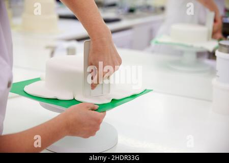 Fondant, Bäcker, Fondant, Fudge, Bäcker Stockfoto