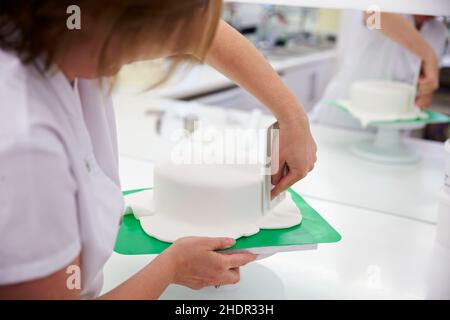 Fondant, Kuchen, Bäcker, Fondants, Fudge, Kuchen, Bäcker Stockfoto