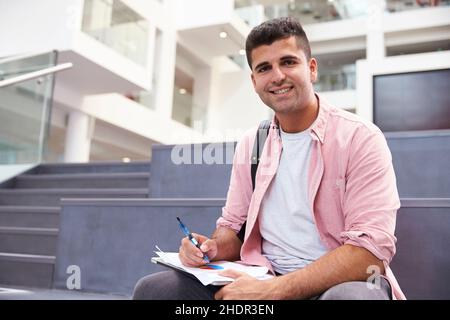 college-Student, Hochschule, Studenten, Student, Studenten, Hochschulen Stockfoto