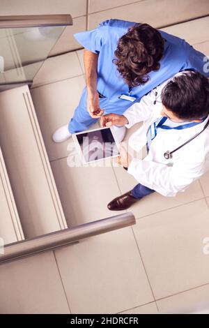 Arzt, Röntgenbild, Chirurg, Ärzte, Radiologie, Röntgenstrahlen, Röntgenstrahlen, Röntgenstrahlen, Chirurgen Stockfoto