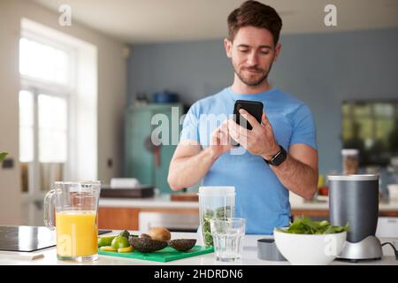Zubereitung, Kalorien, Rezept, Entgiftung, Zubereitungen, Kalorien, Rezept, Rezepte Stockfoto