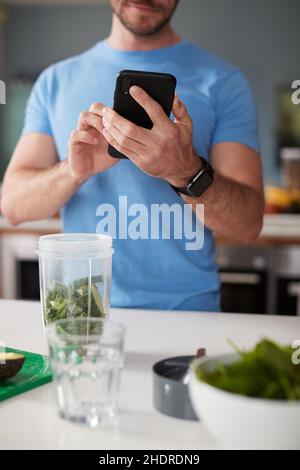 Diät, Rezept, Smoothie, Detox, Diäten, Rezept, Rezepte, Smoothies Stockfoto