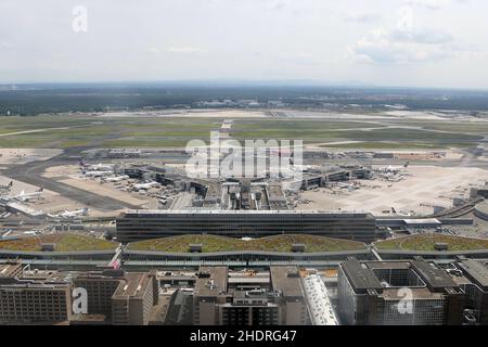 flughafen, Terminal, frankfurt, Flughäfen, Terminals, frankfurt Stockfoto