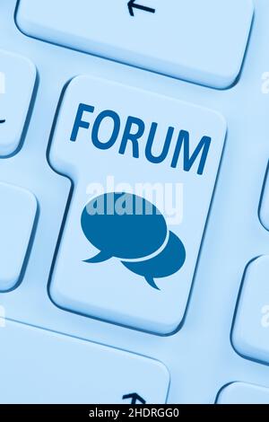 forum, Austausch, soziales Netzwerk, Foren, Austausch Stockfoto