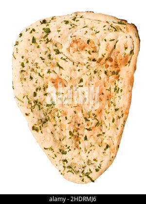 Focaccia-Brot, Nan, Nanbrot, Focaccia-Brot, Nanbrote Stockfoto
