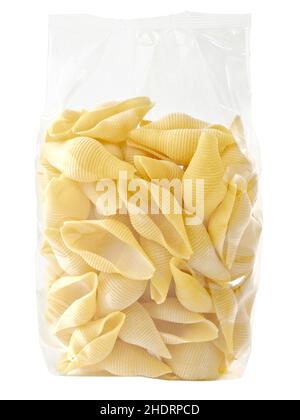 Muschelnudeln, Conchiglie Stockfoto