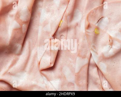Wurst, Baloney, Würstchen, Baloneys, bologna-Wurst, italienische Mortadella, Mortadella Stockfoto