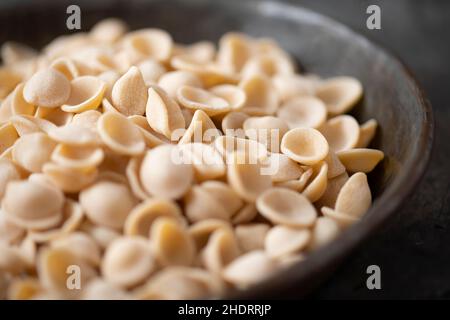 Pasta, Olecchiette, Nudeln, Pasta Stockfoto