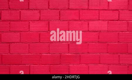 Hintergründe, rot, Backsteinmauer, Hintergrund, rot, Ziegelwände Stockfoto