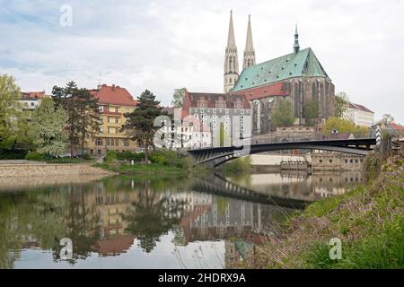 sachsen, St. peters Basilika, oberlausitz, görlitz, Saxonies, petersbasiliken, obere Lusatias, Görlitzs Stockfoto