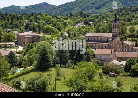 Ardèche, Kanton thueyts, Jaujac Stockfoto