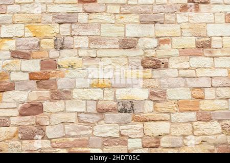 Mauerwerk, Steinmauer, Stein, Mauerwerk, Steinmauern, Steine Stockfoto