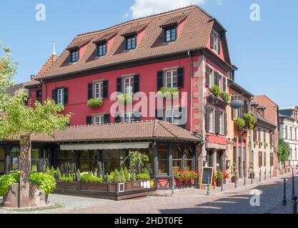 elsass, kaysersberg, Alsaces, Kaysersbergs Stockfoto