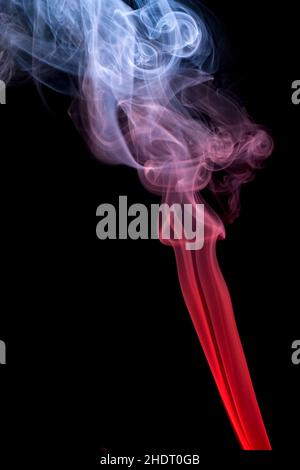 Farbig, Rauch, Fug, Farben, farbig, Rauch, nacktschnecken Stockfoto