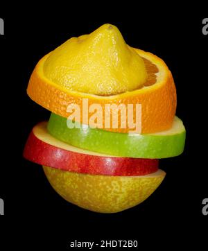 Gesunde Ernährung, Obst, Vitamine, gesunde, gesunde Ernährung, Fettarm, Obst, Vitamin Stockfoto