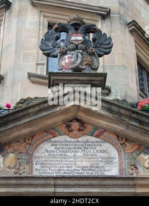 Wappen, rothenburg ob der tauber, Heraldik, rothenburg ob der taubers, Heraldik Stockfoto