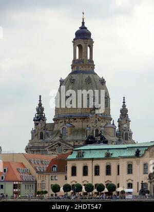 dresden, frauenkirche, dresdens, Frauenkirchen Stockfoto