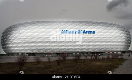 Fußballstadion, Allianz Arena, Fußballstadien, Stadion, Stadion, stadion, Stadien Stockfoto