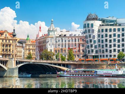 prag, Tanzhaus, prags Stockfoto