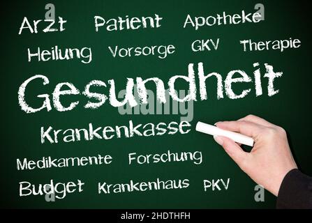 Krankenversicherung, Krankenversicherung, Krankenversicherung, Gesundheit, Krankenversicherung, Krankenkassen Stockfoto
